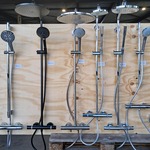 Regendoucheset, Grohe, RVS geborsteld