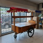 Haringkar /Bakfiets , Gazelle, Onderstel en fiets ca 1930 en opbouw vo