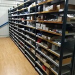 Diverse o.a. ijzerwaren, lagers, beitels, etc.