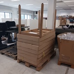 8x Buiten tafel onderstel, Bruin, nieuw