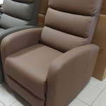 Elektrische lounge fauteuil, Red brown, 2025