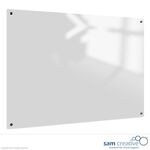 4 Whiteboard Glas Solid Clear White 100×200 cm Sam Creative, GSWBM1002