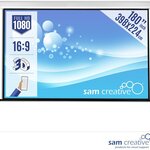 Projectiescherm HD Elektrisch 398×224 16:9 180″ Sam Creative, PSHEY398