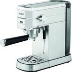 ECG ESP 20501 Iron Espressomaker Watertank 1,25l Roestvrijstaal Zilver