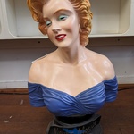 Decoratie borstbeeld Marilyn Monroe