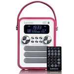 Lenco PDR051 Draagbare DAB+ retro radio,PLL FMradio met bluetooth afst