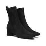 Unisa Langley Enkellaarsjes Enkelboots met rits  Dames Zwart Maat 39