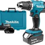 Accuboormachine Set 18V Makita, DDF453RFE