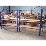 Magazijnstelling 4 M br; 0,60 Heda, 2 secties
