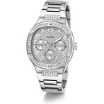 Guess GW0558L1 Polshorloge Dames Kwarts Duchess Zilverkleurig