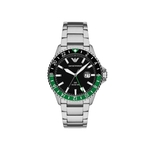 Emporio Armani AR11589 Mannen Horloge Zilverkleurig