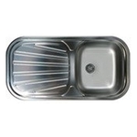 Nemo Go Symphonia Inbouwspoeltafel 860×435 mm 1 bak afvoerplug en over