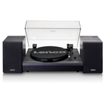 Lenco LS-301BK Platenspeler incl twee externe speakers Zwart