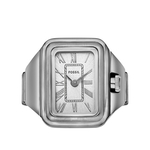 Fossil Raquel Horloge Ring voor dames Quartz uurwerk met roestvrij sta