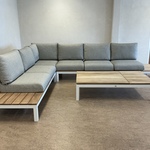 1 Lounge-set Suns, Memphis , Matt white met soft grey