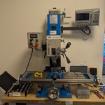 Freesmachine met digitale uitlezing HBM BF 30 DRO