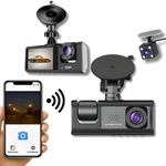 Dual Dashcam PRO voor auto  Full HD  Voor & Achter Camera  3 inch  Na