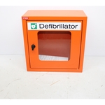 Pavoy Defibrillatorkast voor wandmontage bodyfront puur Oranje