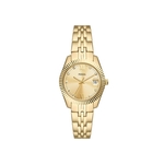 Fossil Scarlette Horloge voor dames kwartsuurwerk met roestvrij stalen