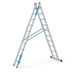 Gefelste reformladder 2-delig 2×10 treden Zarges, Combimaster Plus X 4