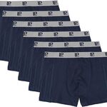 Ca. 16x 6-pak heren boxershorts maat M Lower East, donkerblauw