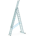 Gefelste reformladder 3-delig 3×14 treden Zarges, Skymaster DX 44844