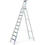 Geribbelde staande sportladder 10 treden Zarges, R13step S 41642