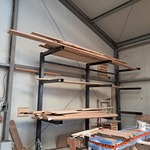 Partij divers hout restmateriaal