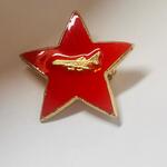 Authentieke Rode Ster USSR luchtmacht – Broche pin – Handgeverfd
