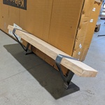 4x Eiken wandplank