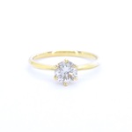 Verlovingsring met een diamant van 1.30 carat in 18 carats goud