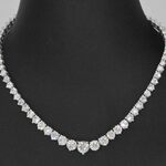 Gouden collier met diamanten 16.50 carat