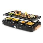 Domo DO9261G Gourmetset  Raclette  Grill  Hout  PFASvrij  1400W Zwart