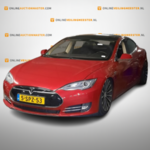 Personenauto Tesla, Model S 85, rood, bouwjaar 2013