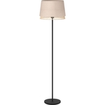 Eglo Tabley Vloerlamp – E27 – 153 cm – Natuur Bruin Zwart – Textiel