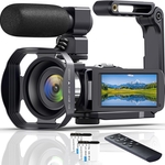 Dreanni Videocamera 8K 64MP 18X digitale zoom IR-nachtzicht vloggingca