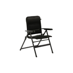 Travellife Barletta Campingstoel Comfort M Zwart – In 7 standen verste