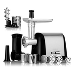 Zeegma Molen Chef  Vleesmolen  3kg/min  1900W Zilver/Zwart