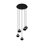 Eglo Perpigo  Hanglamp  GU10  Zwart