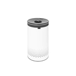 Brabantia Wasmand  60 l  Wit met DarkGrijs kunststof deksel