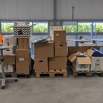 Partij diversen op 3x pallet