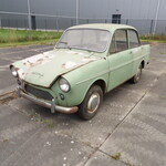Oldtimer restauratieobject DAF, 600, groen, bouwjaar 1960