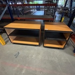2x Winkeldisplay verrijdbaar