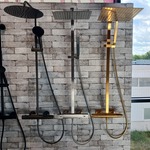 Douche combinatie Tres, 19039306AC, Steel Finish