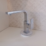 Wastafel mengkraan met draaibare uitloop Tres, Cuardro