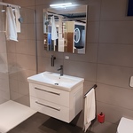 Showroom badkameropstelling Villeroy en Boch