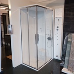 Showroom stoomcabine Glass, Aego