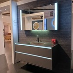 Showroom badkamer opstelling Pelipal, Contigo DL