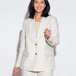 Ca. 10x Broek en 15x blazer, Suitss Me, Off-Beat, Sand Pinstripe