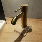 Wastafel mengkraan Grohe, Essence, goud look